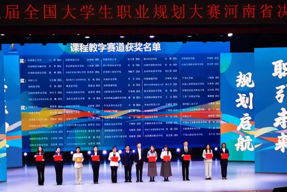 开封大学在第三届全国大学生职业规划大赛2025年河南省赛中荣获佳绩